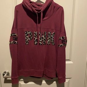 VS PINK Sequin Cheetah sweatshirt